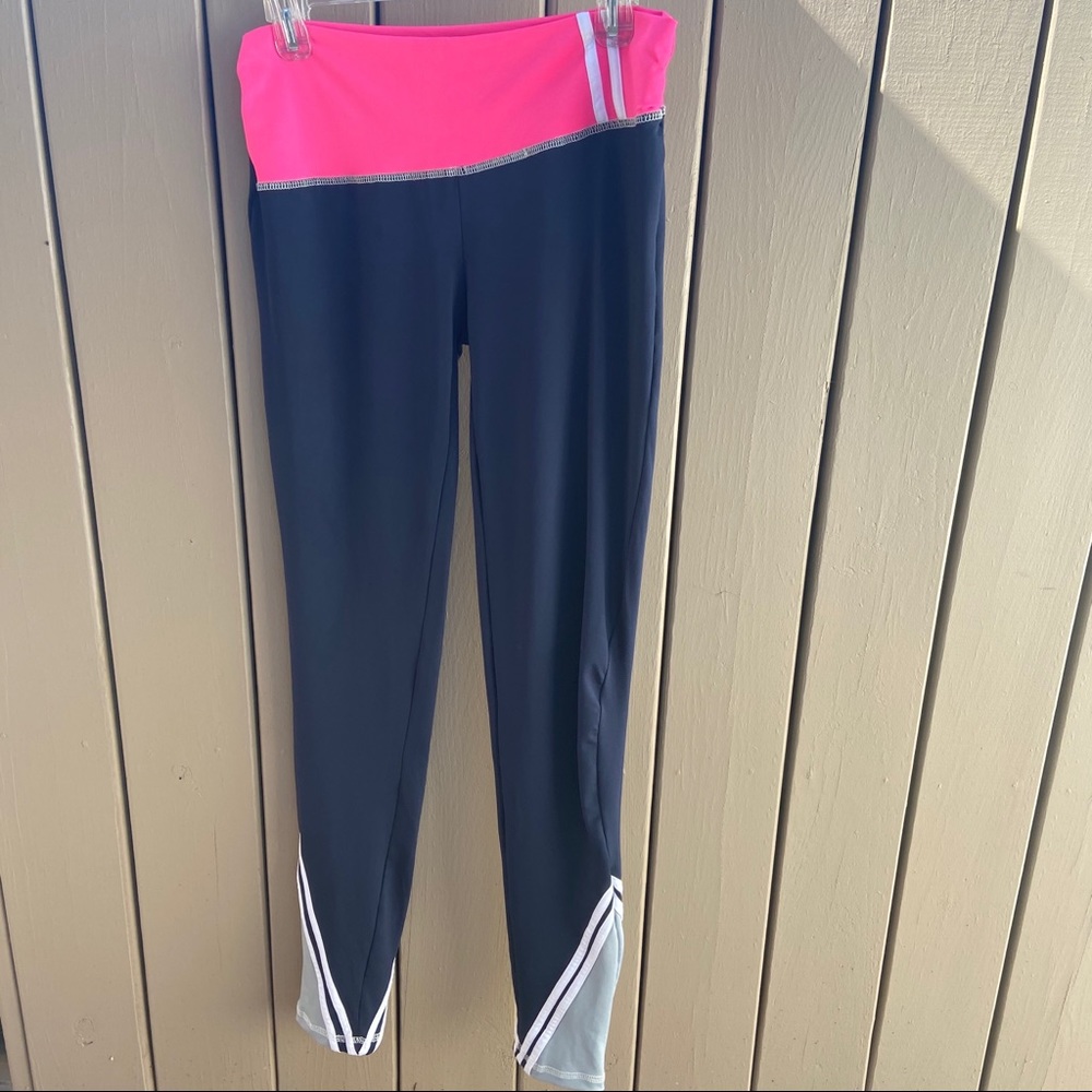 NWOT True Rock navy pink gray long leggings- tall!